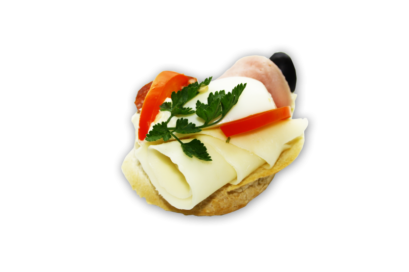 Mini-chlebíček - různé druhy